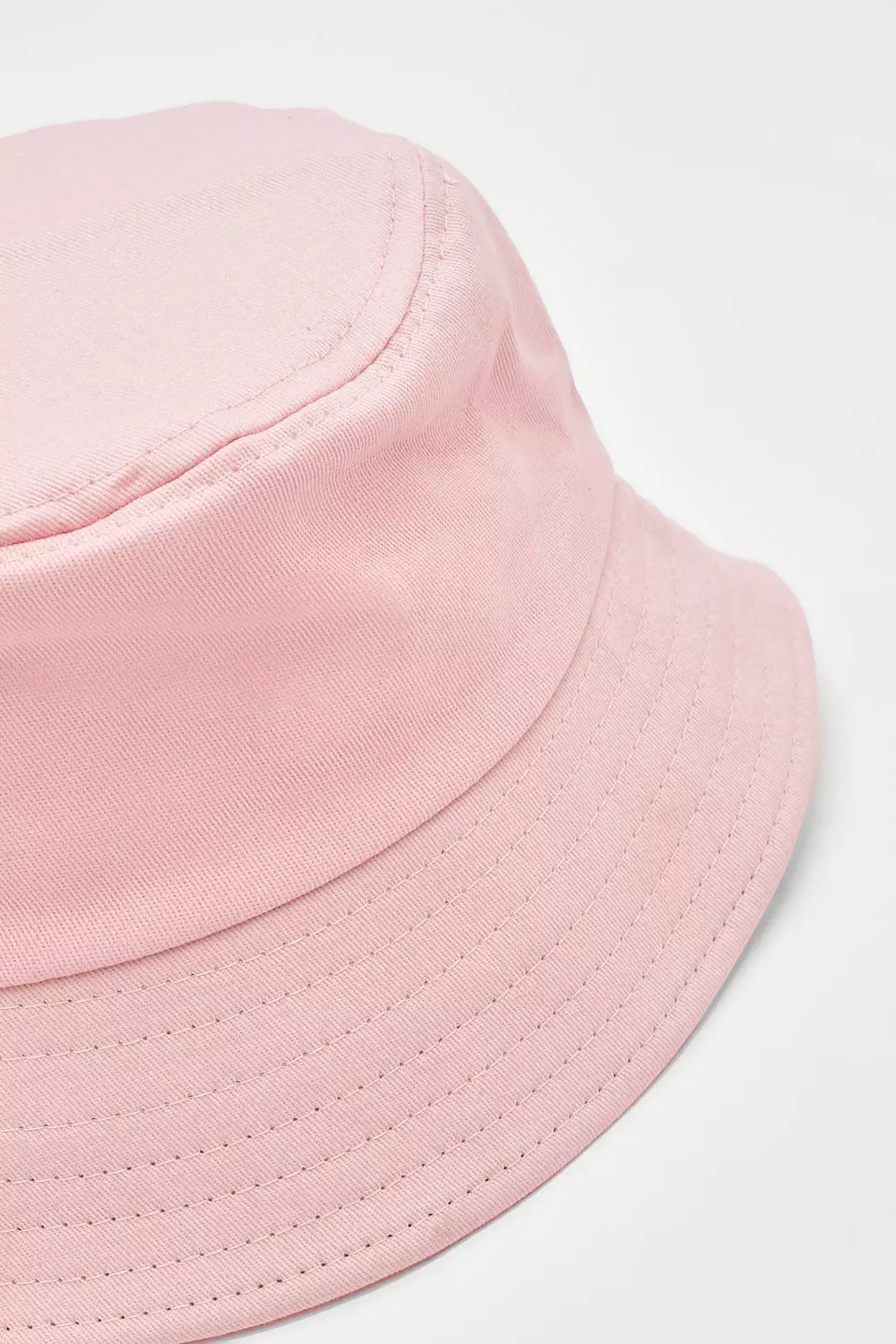 Pink Plain Bucket Hat alternative image