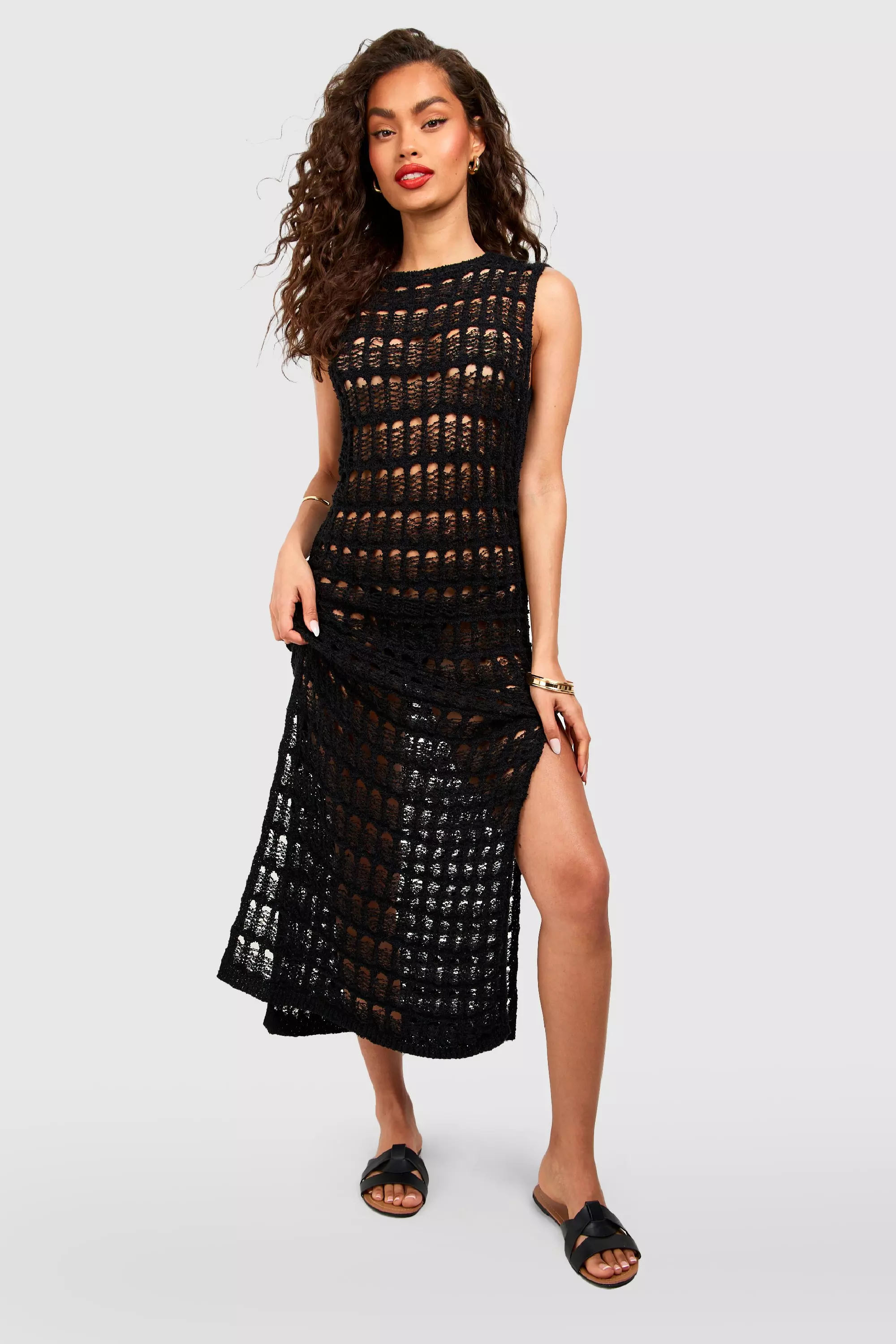 Crochet ladder dress best sale