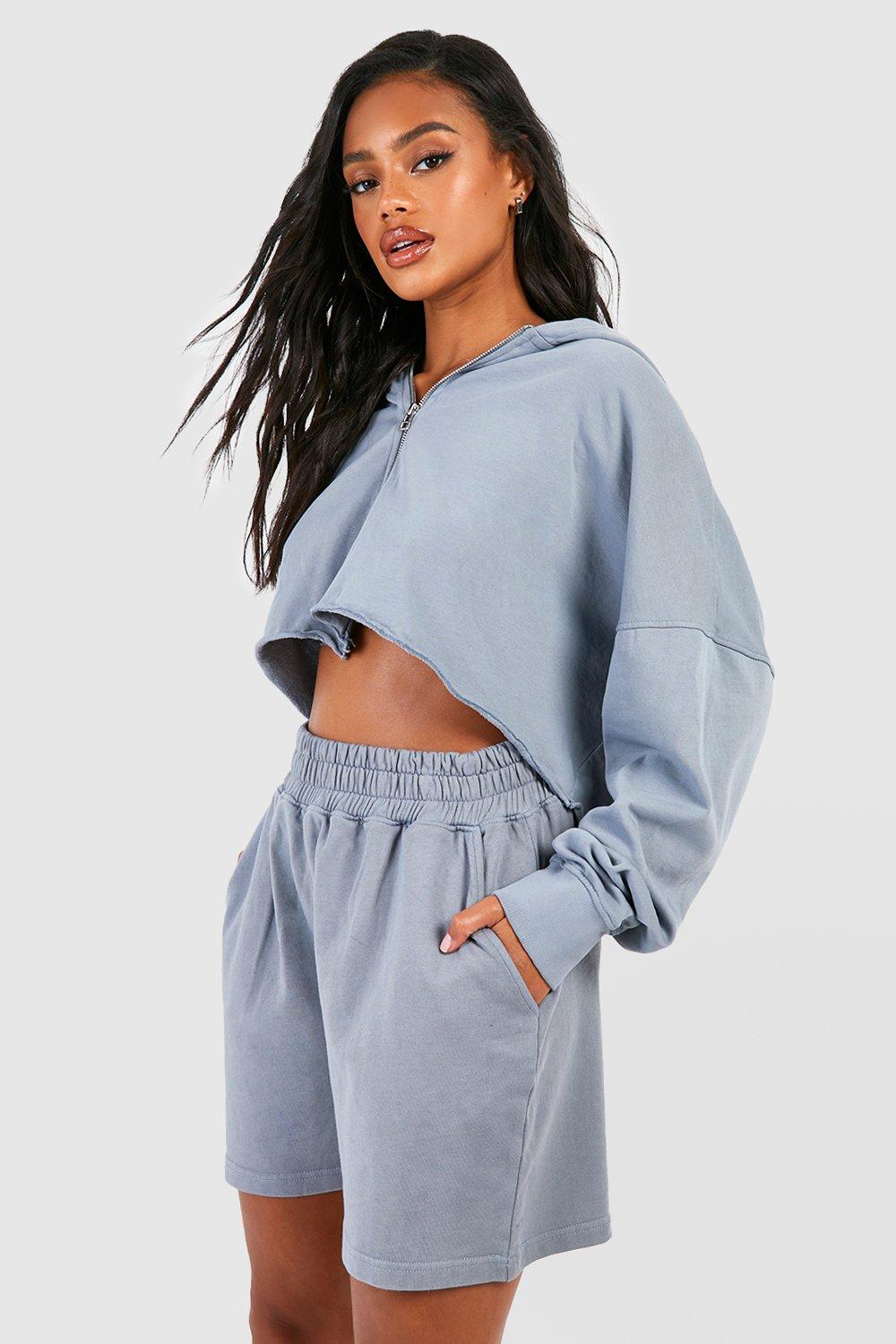 Oversize sale crop hoodie