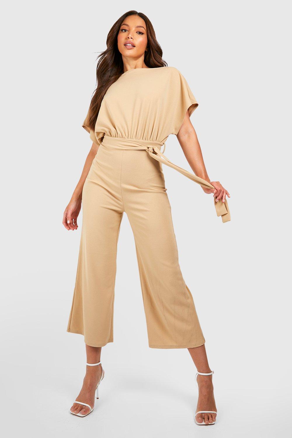 Neck tie sales jumpsuit