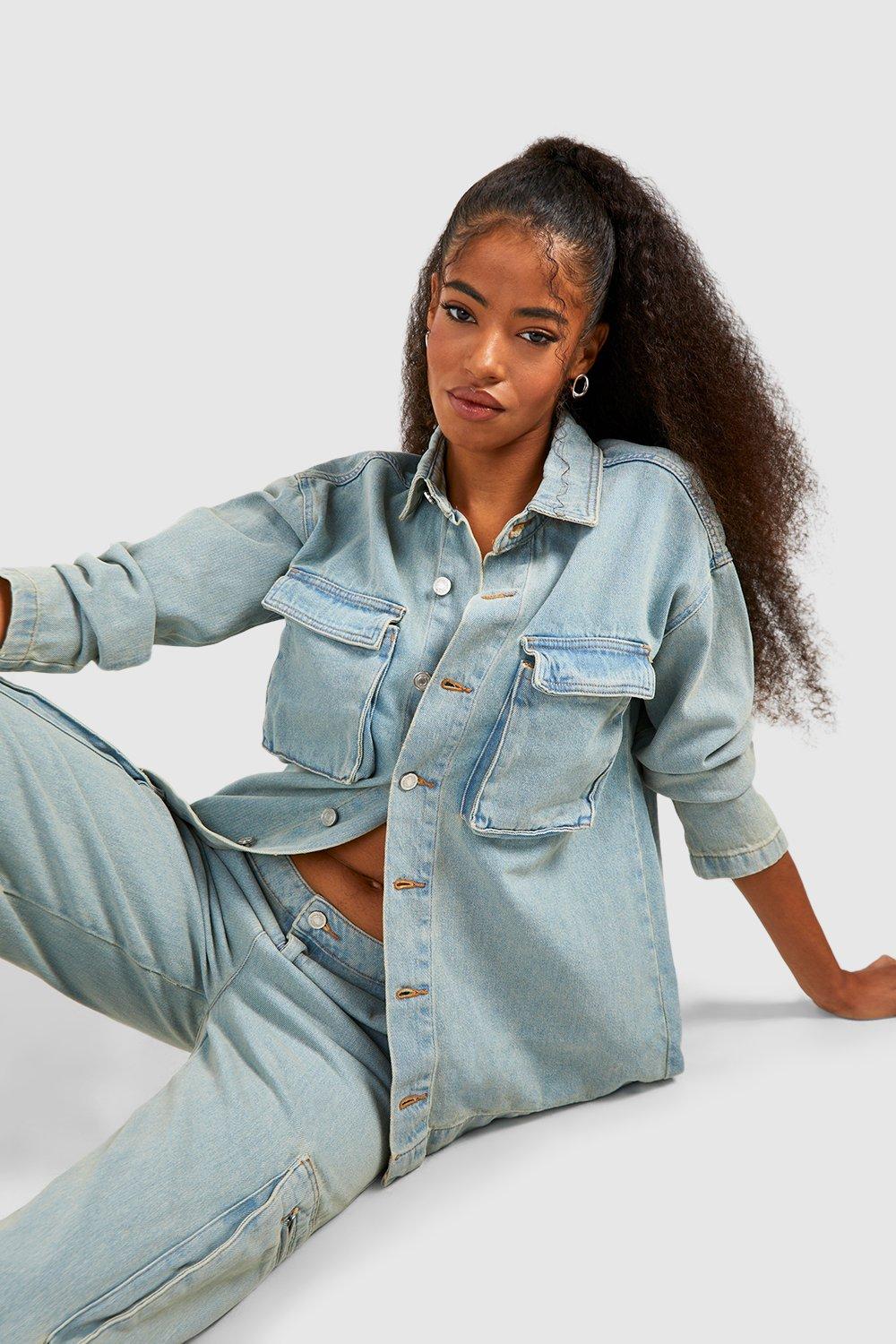 Oversized Denim Shacket