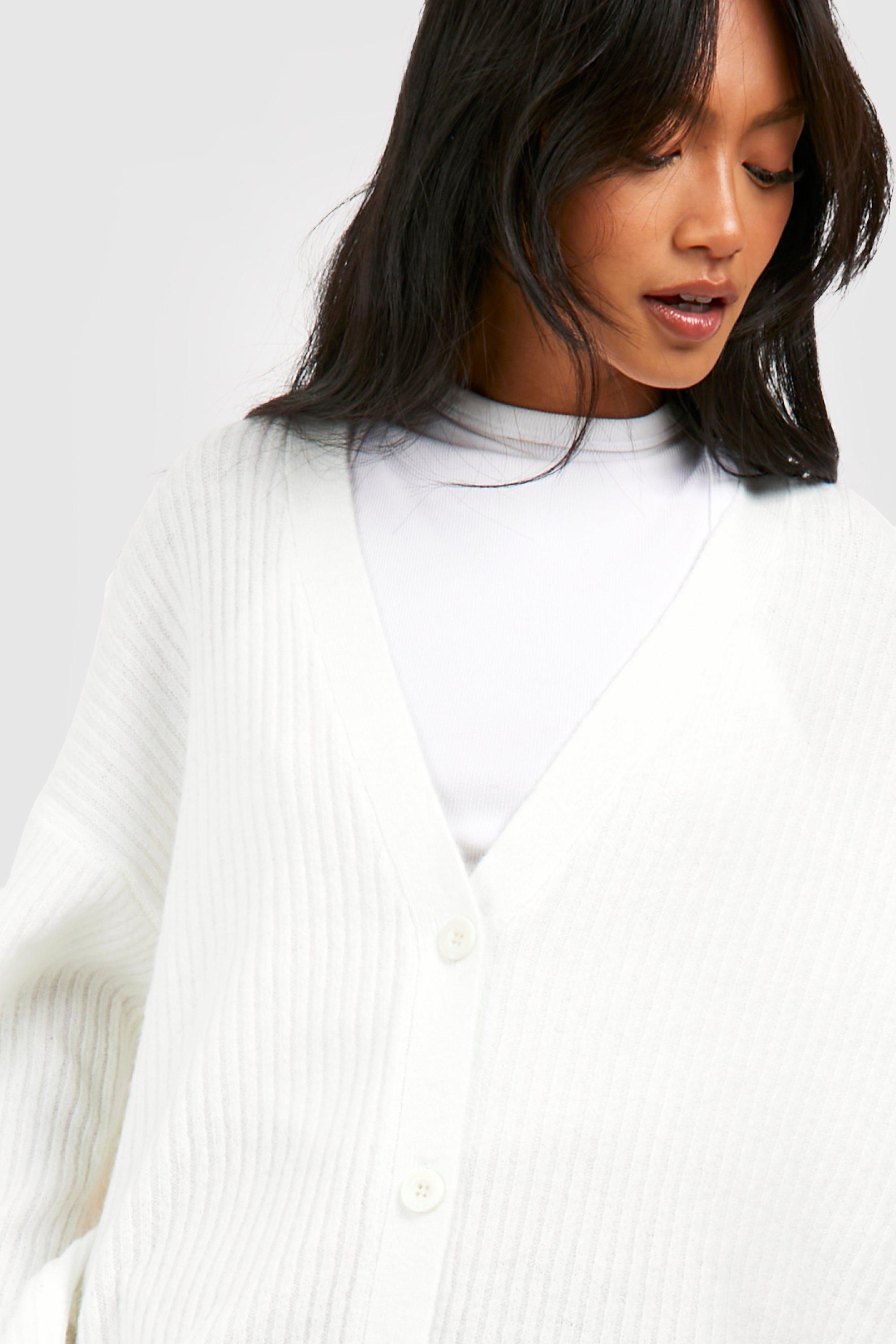 Boohoo clearance white cardigan