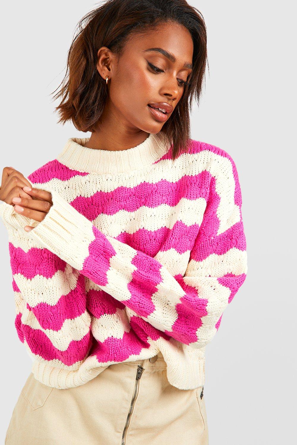 Boohoo 2025 pink jumper