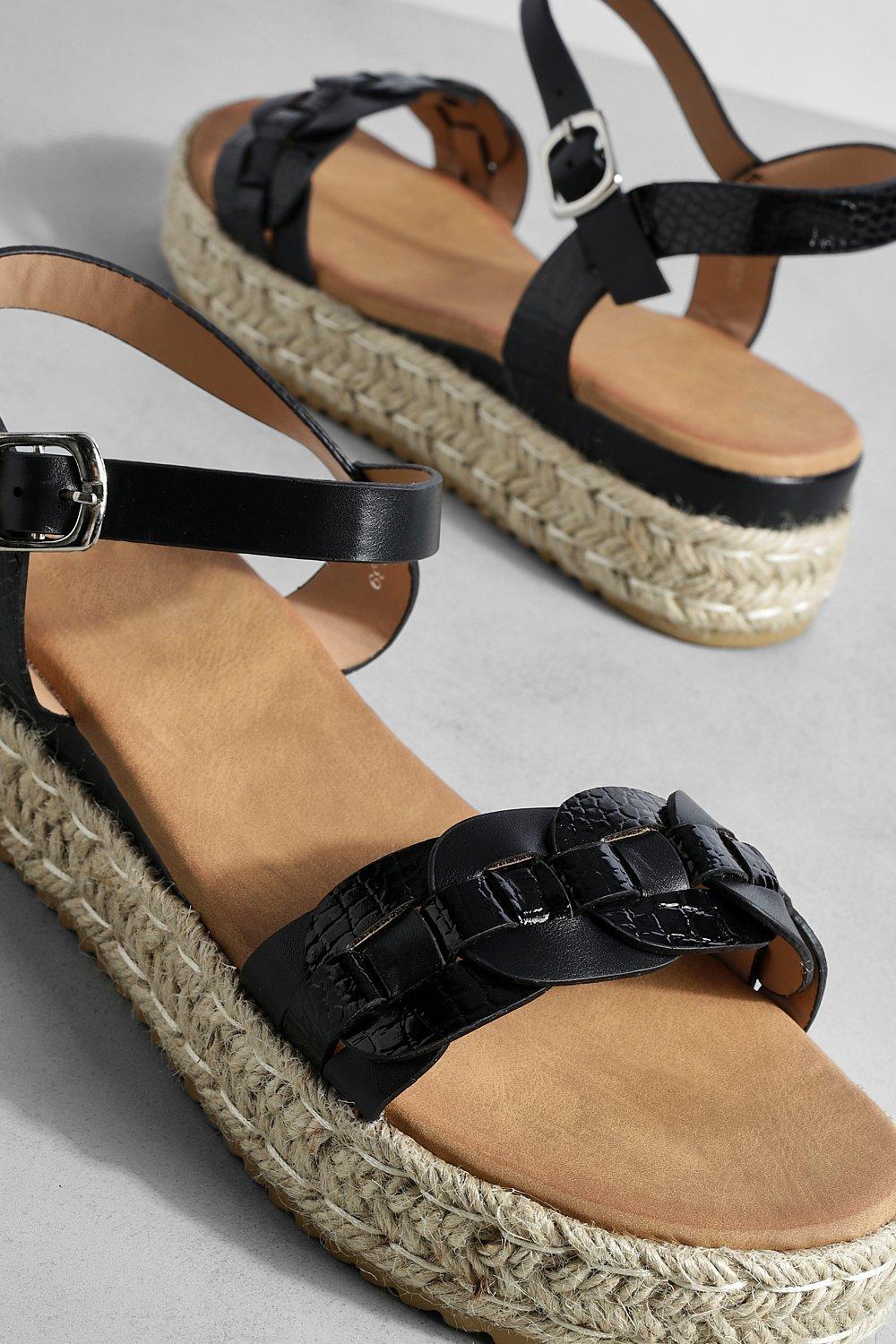 Espadrille noir hotsell