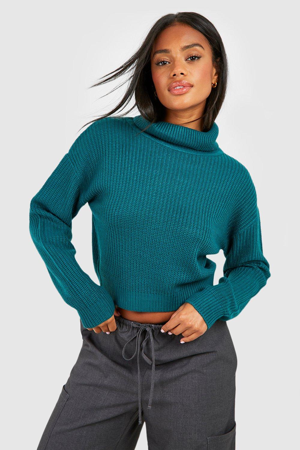 Roll neck hot sale jumper ladies