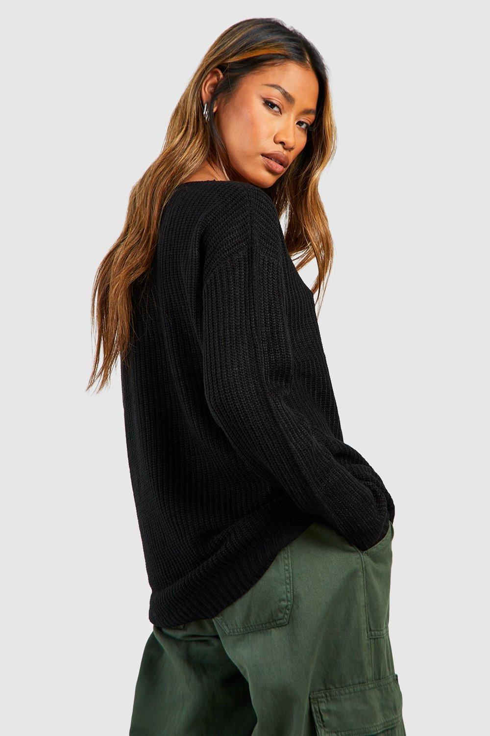 Basic deals black jumper