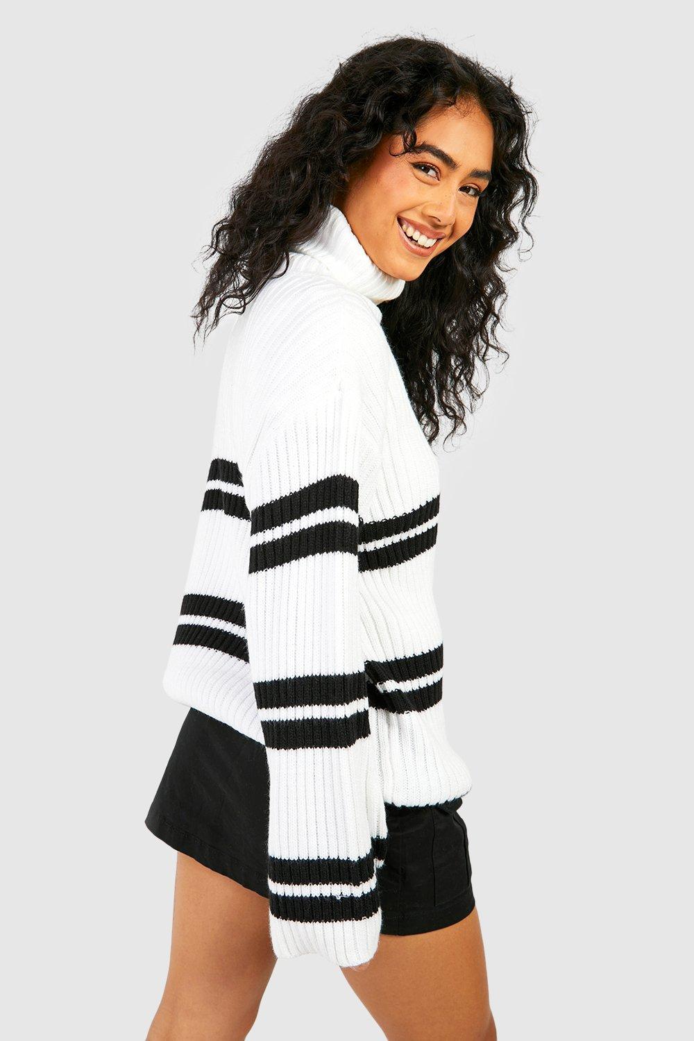 Boohoo white outlet turtleneck