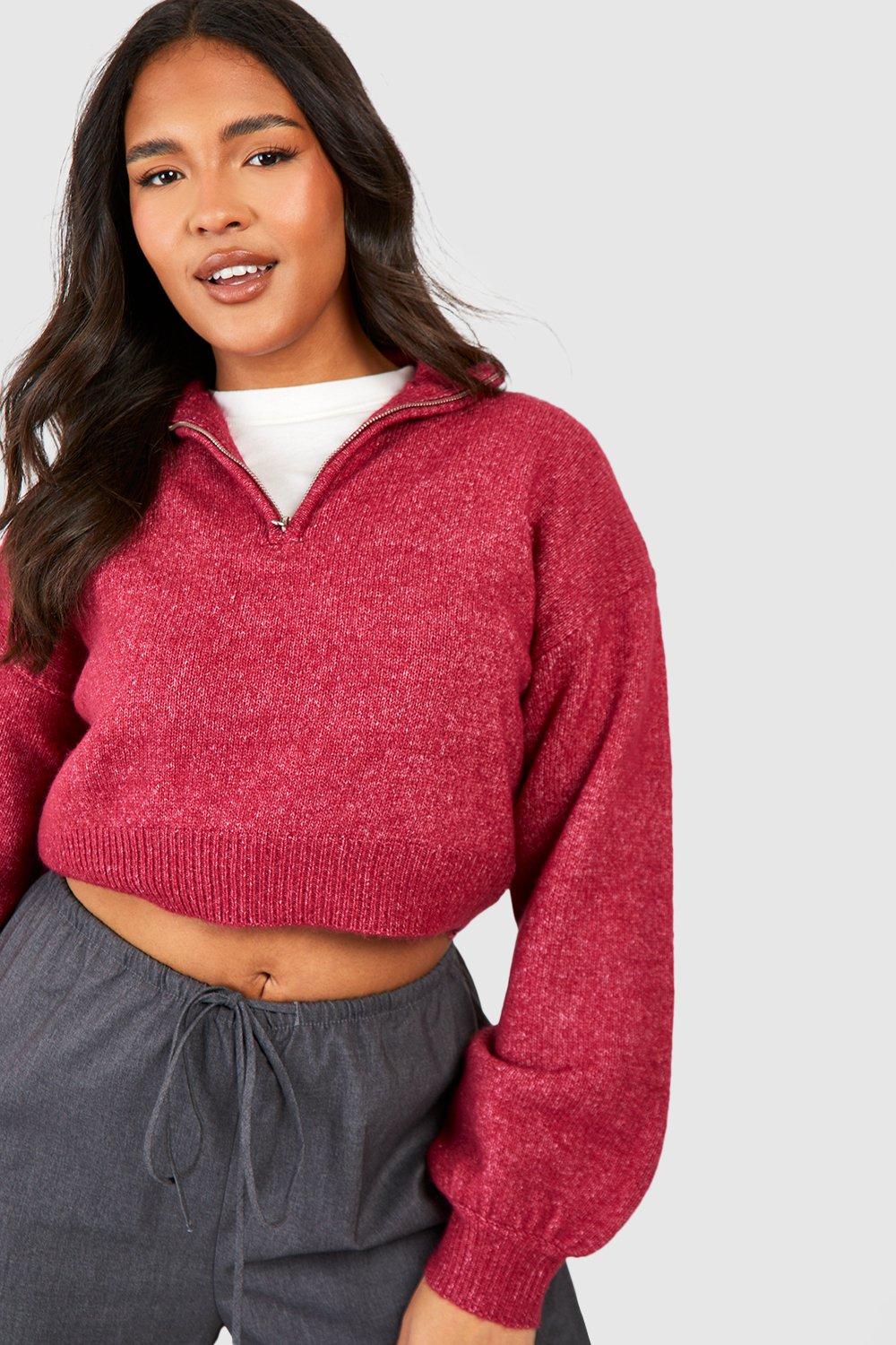 Plus size sale crop jumper