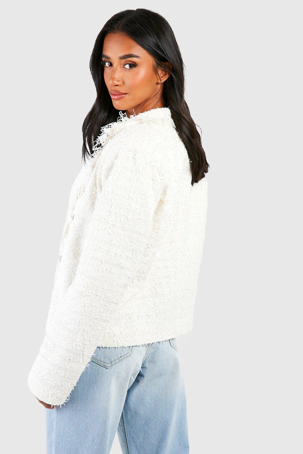 Petite on sale boucle jacket