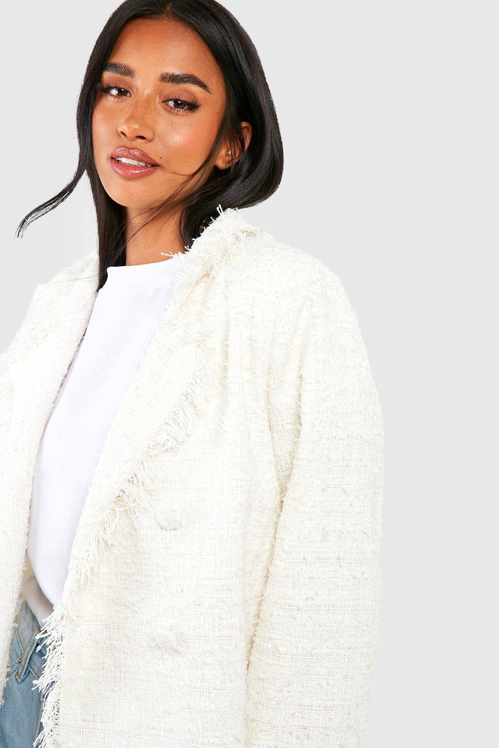 Petite on sale boucle jacket