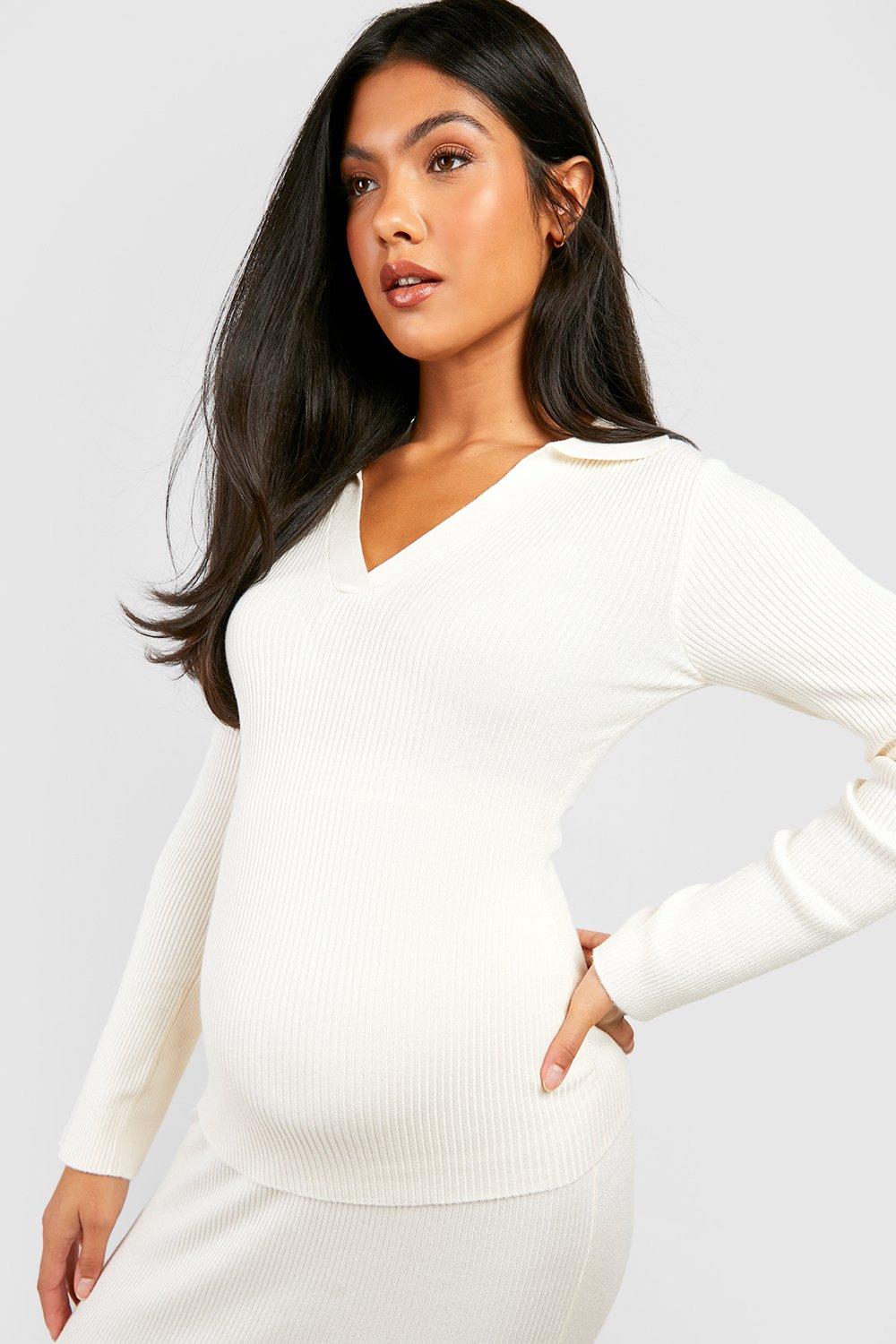 White hotsell maternity skirt