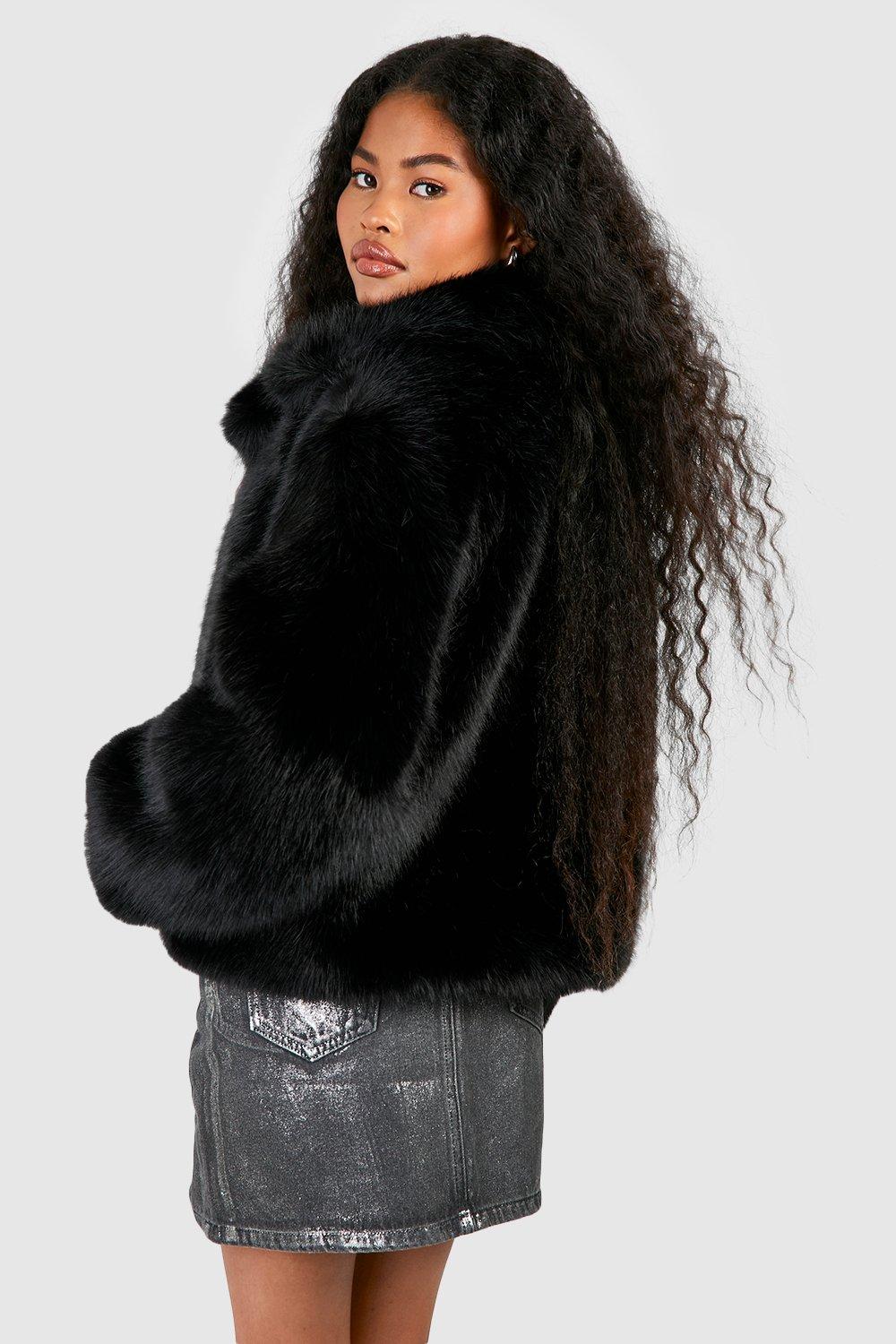 Boohoo on sale fur coat