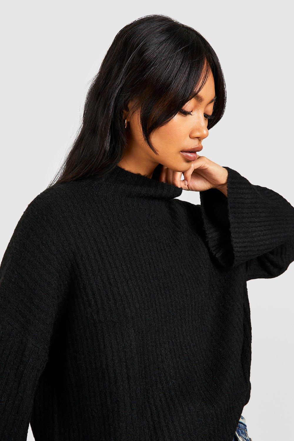 Boohoo black turtleneck sale