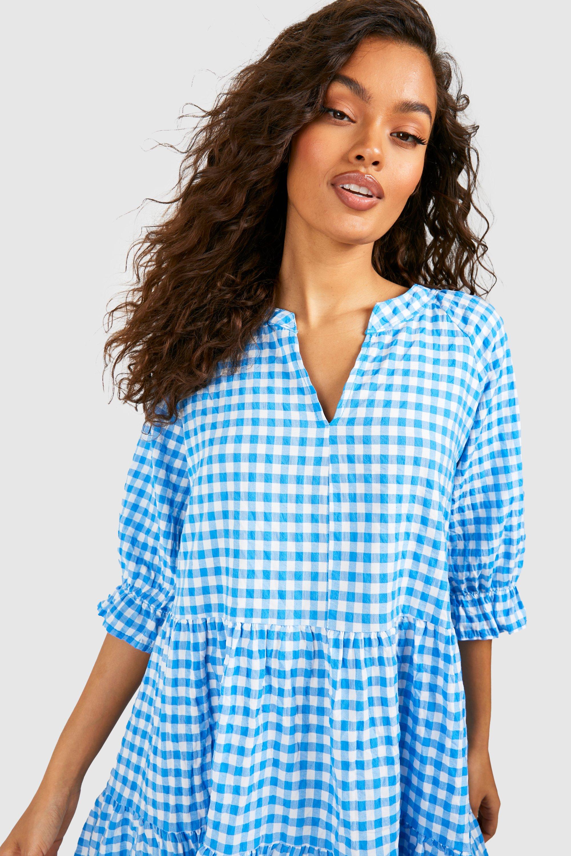 Gingham dress shop womens uk