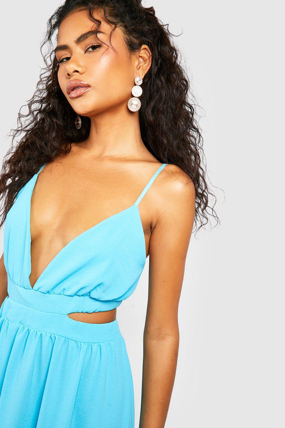 Low cut clearance maxi dress