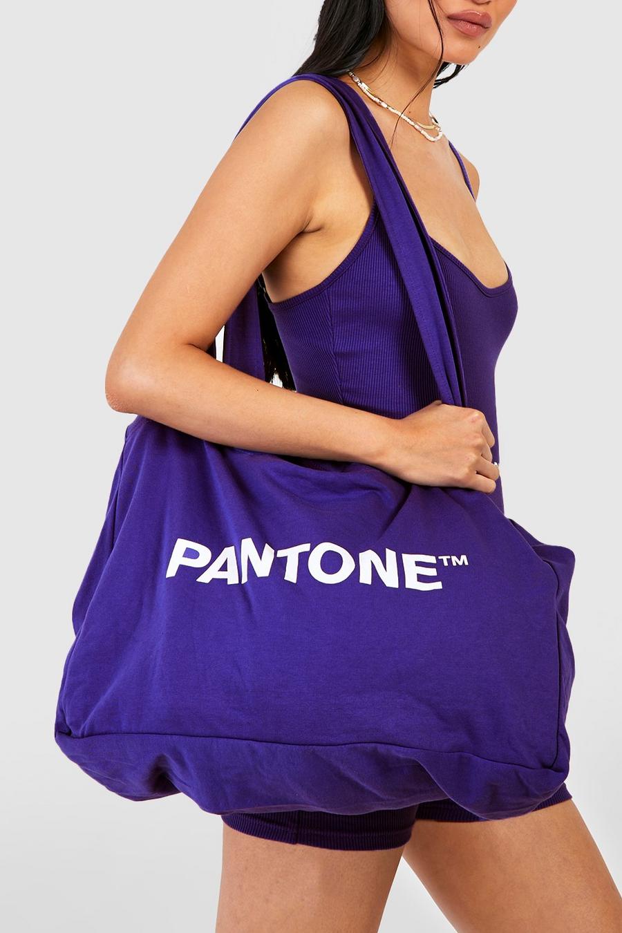 Purple Pantone Shopper Tote Bag image number 1