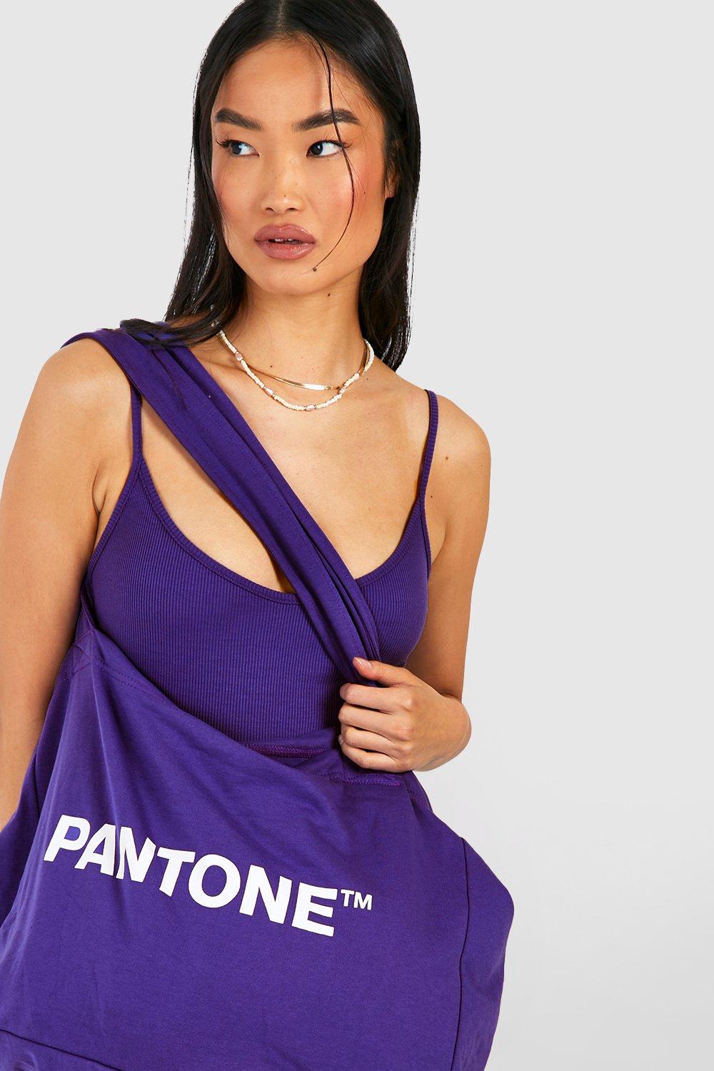Women Active Purple Logo Tote Bag