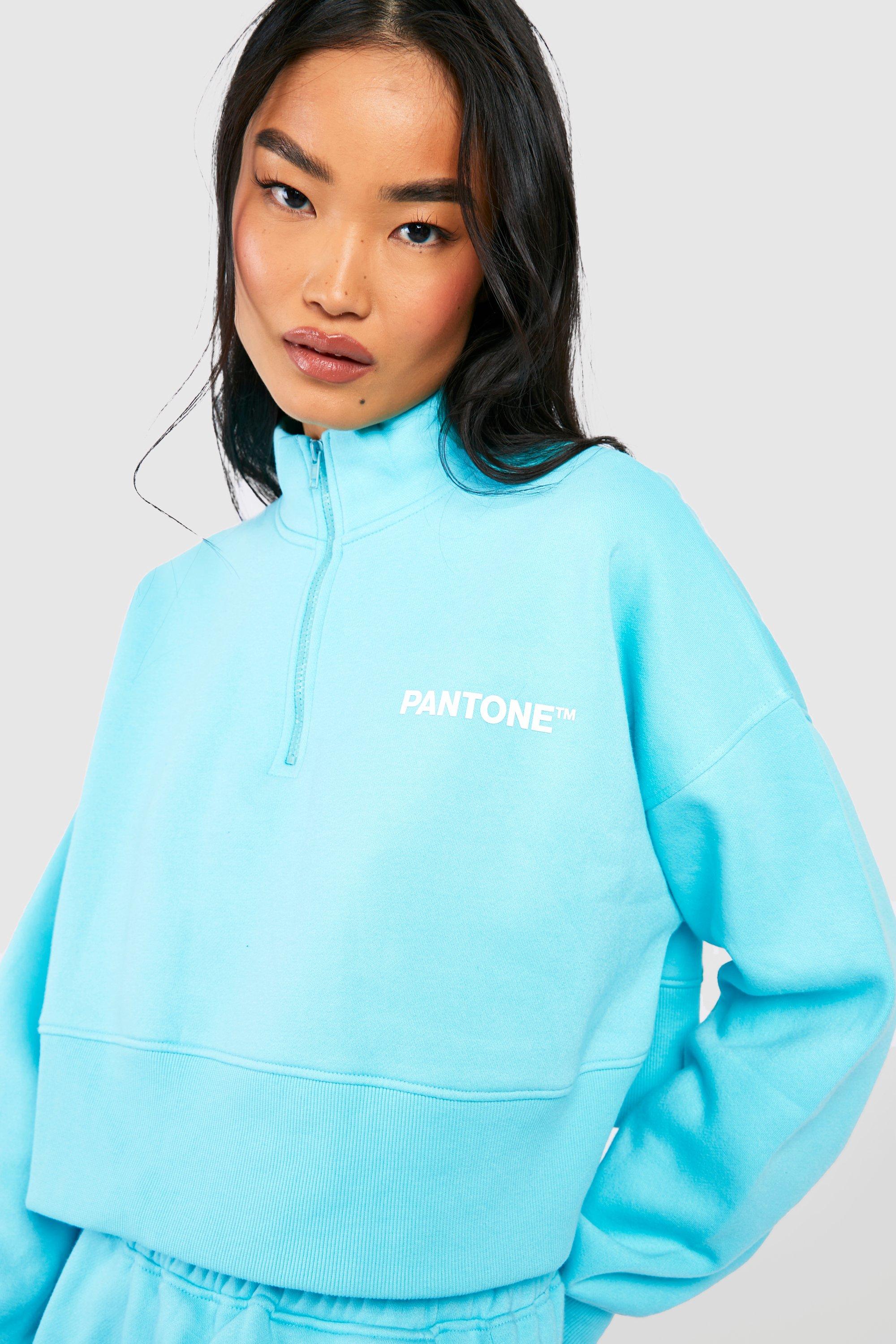 Sudadera Pantone recta con cremallera a la mitad