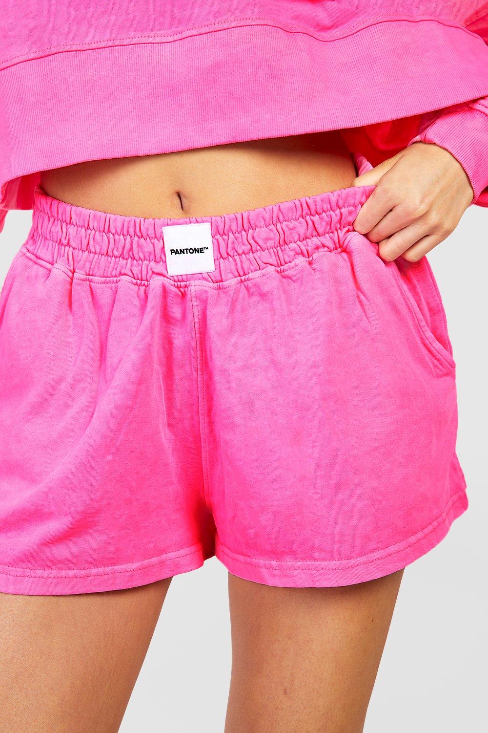 Women's Sweat Shorts - Powder Pink OZONEE JS/8K951/38 - Men's