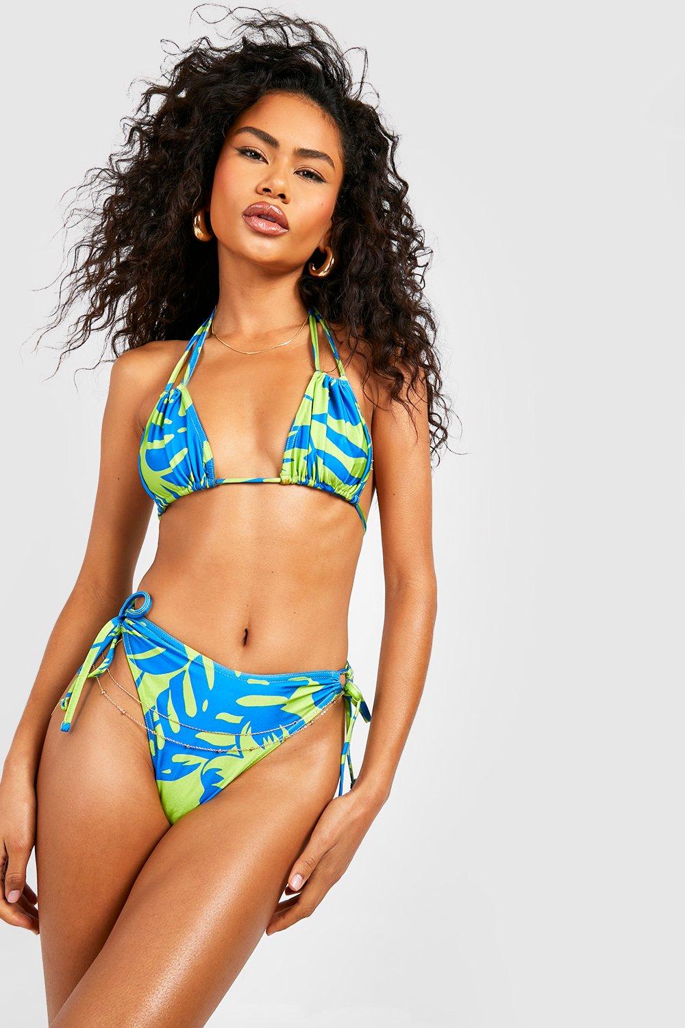 Tropicana Double Straps Bikini Set