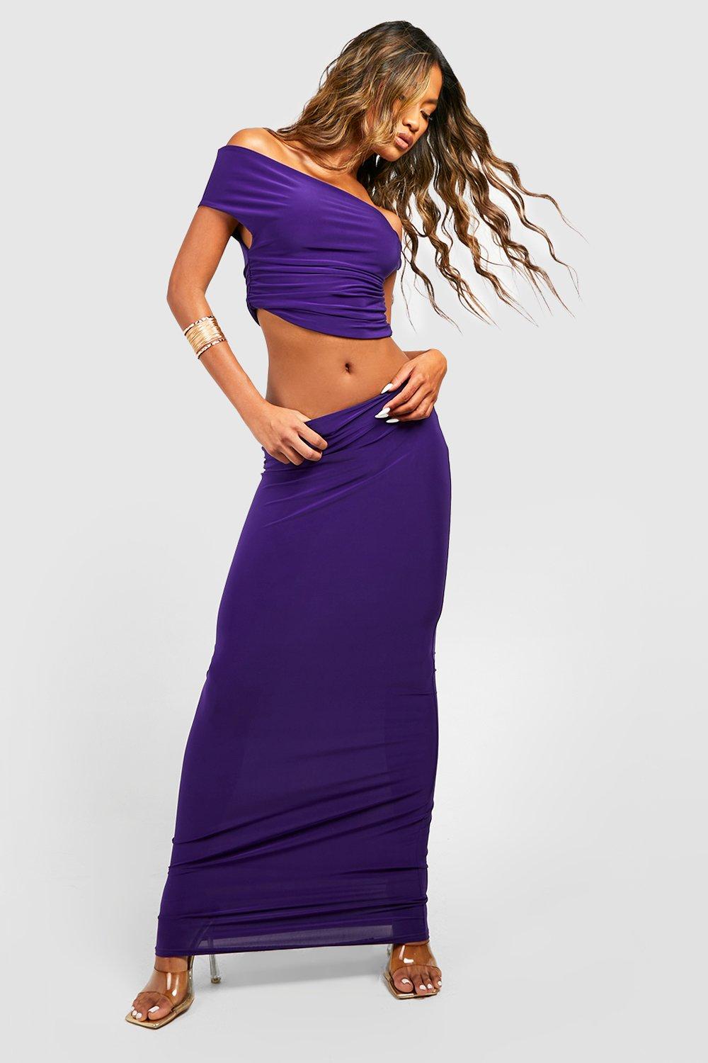 Long skirt with hotsell crop top queen size