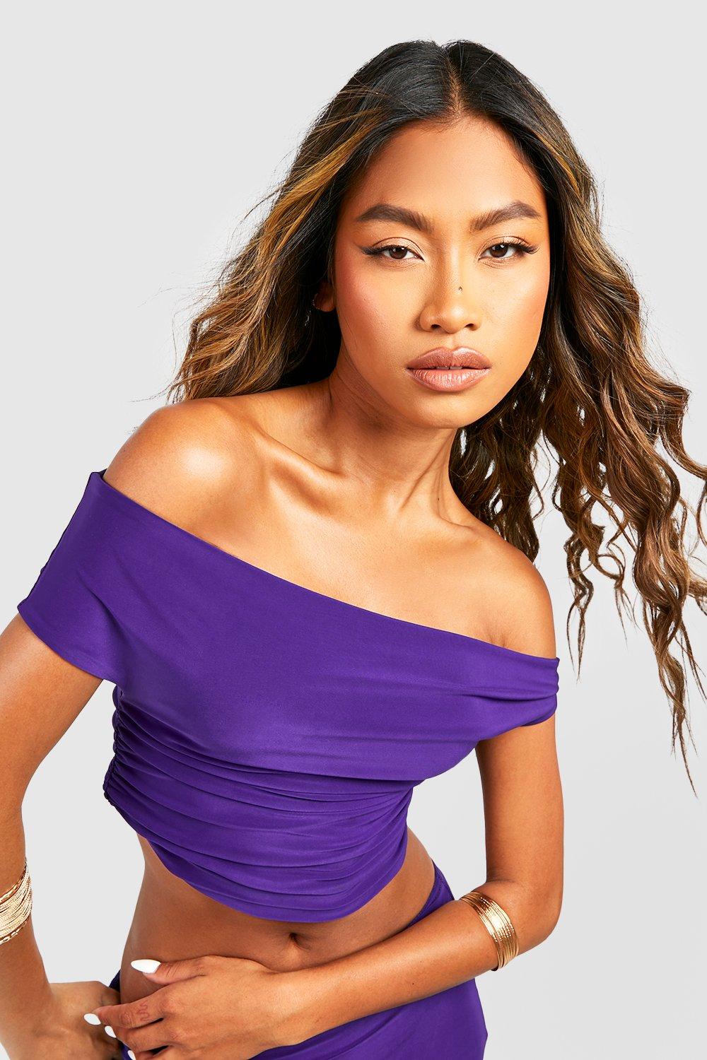 Crop Top- Violet