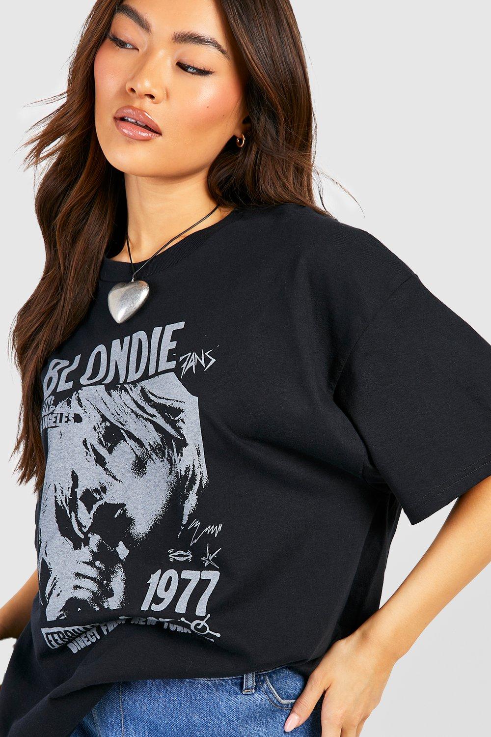 Oversized Gelicenseerd Blondie Band T Shirt