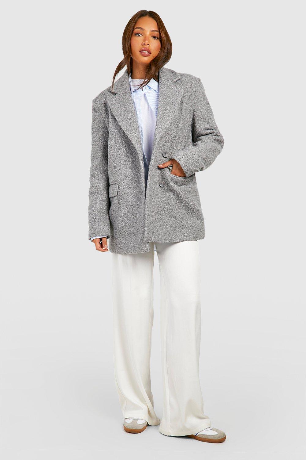 Long wool blazer outlet womens