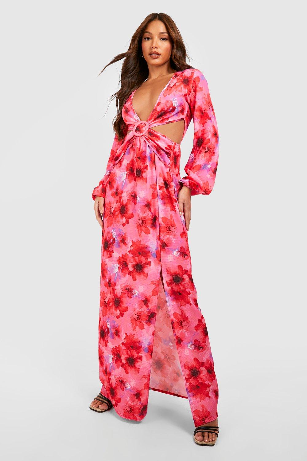 robe maxi boohoo