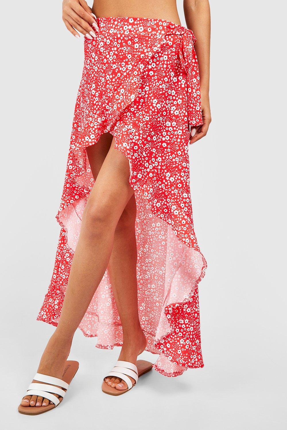 Sarong clearance skirt boohoo