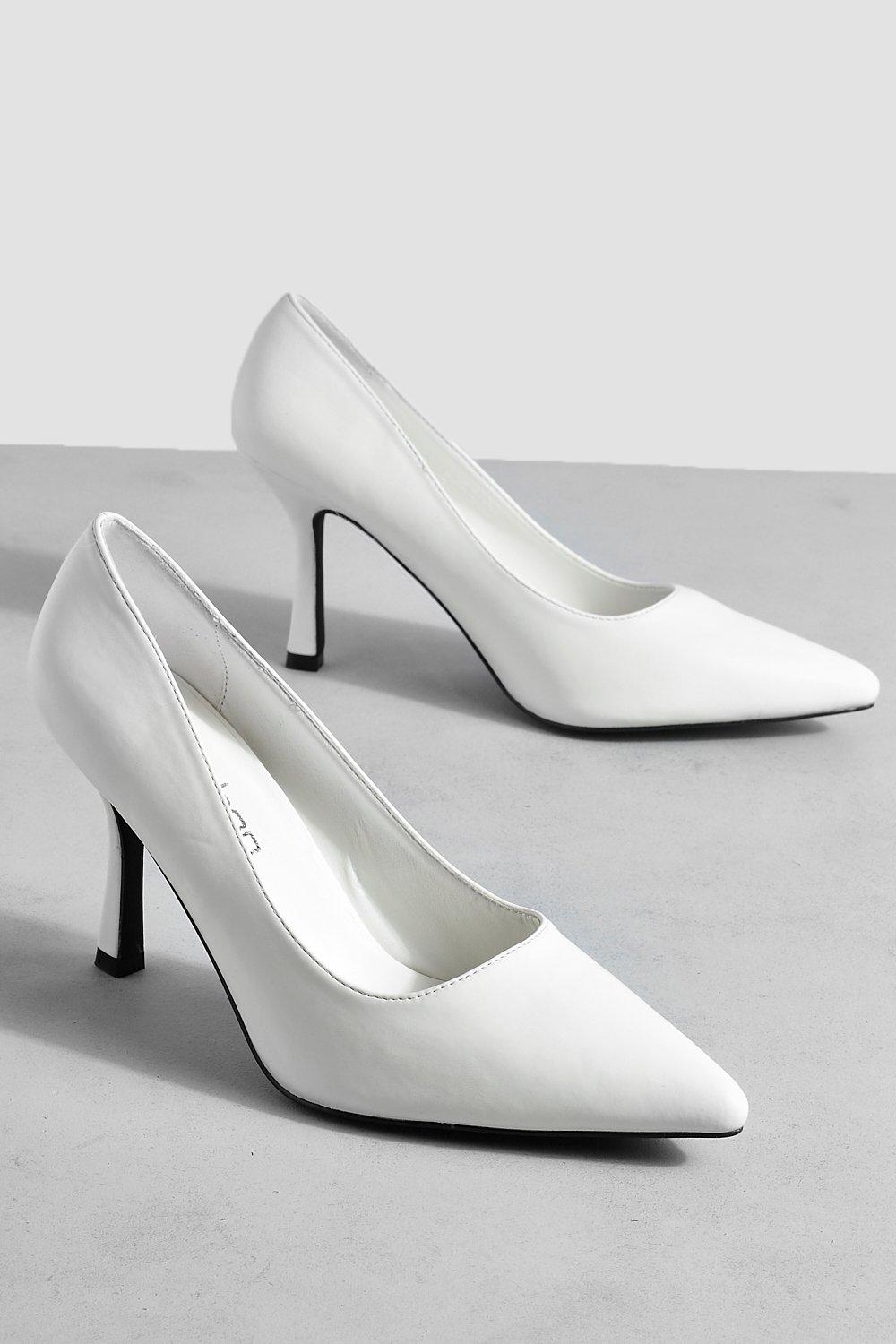 White court shoes hot sale wide fit