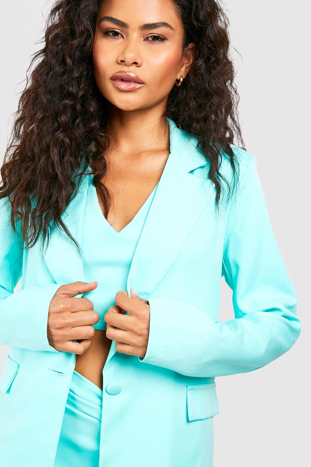 Blazer femme online boohoo