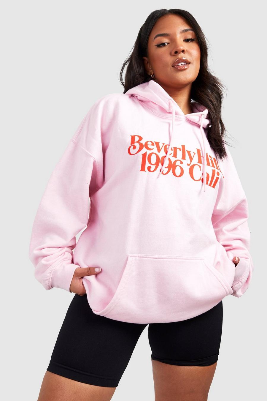 Pink Plus Beverly Hills Oversized Hoodie image number 1