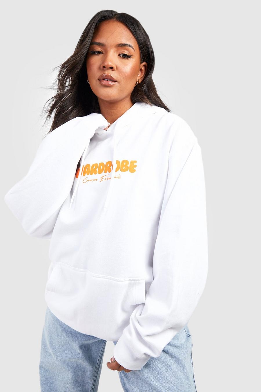 Orange Wardrobe Essentials Plus Oversize hoodie