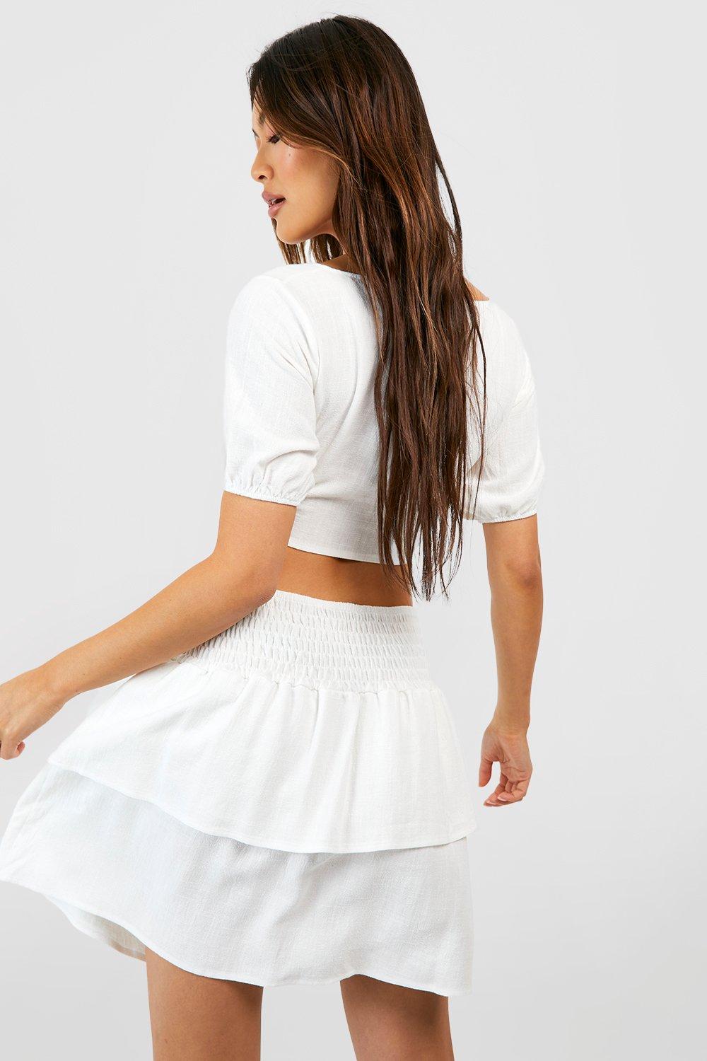 Mini shop skirt ivory