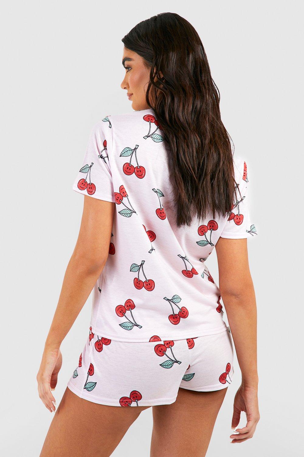 Cherry Print Pajamas