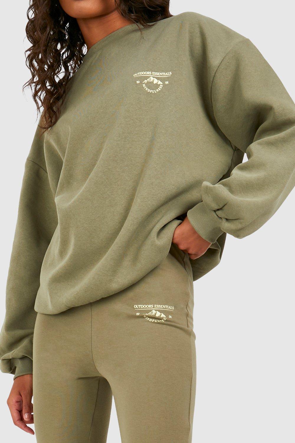 Women's Tall Oversized Sweatshirt And Legging Set