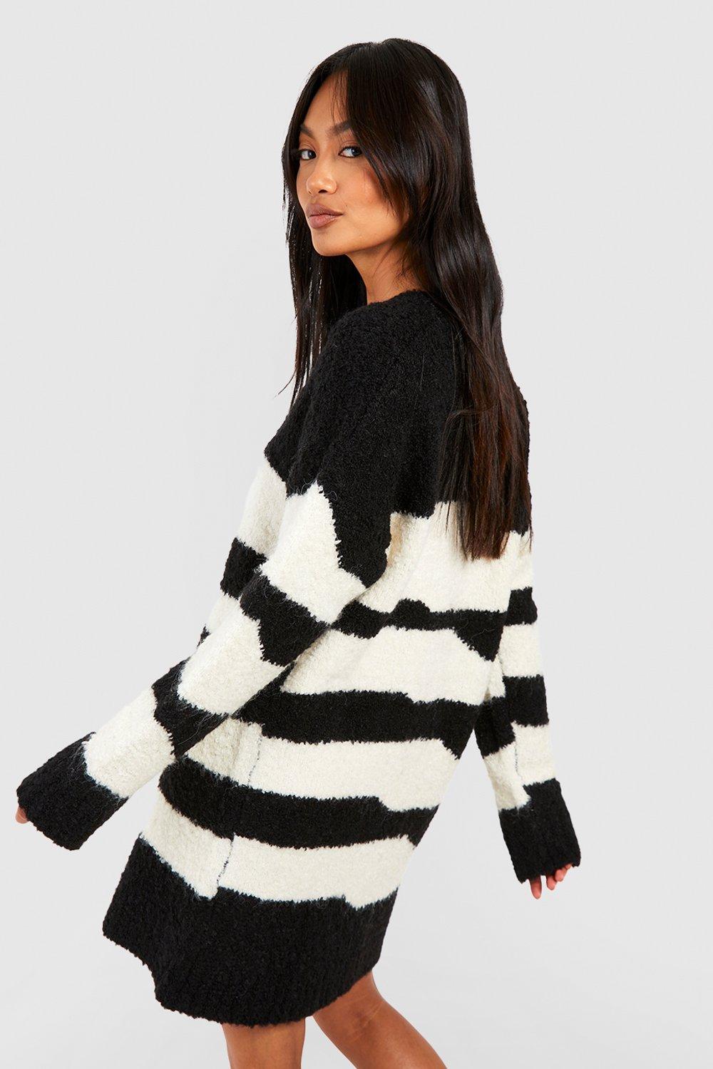 White oversized sale sweater dress