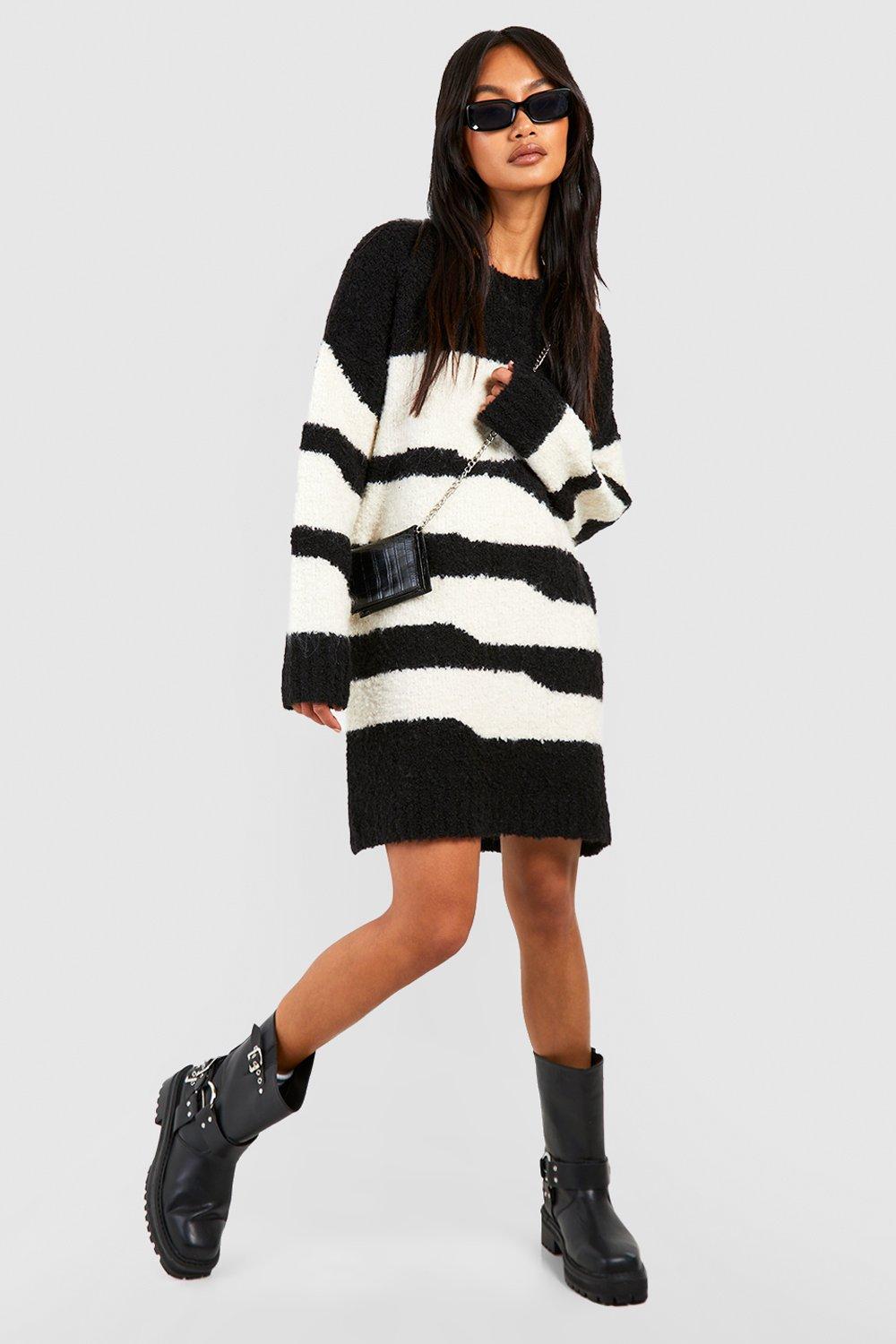 Boohoo oversized hotsell jumper dress