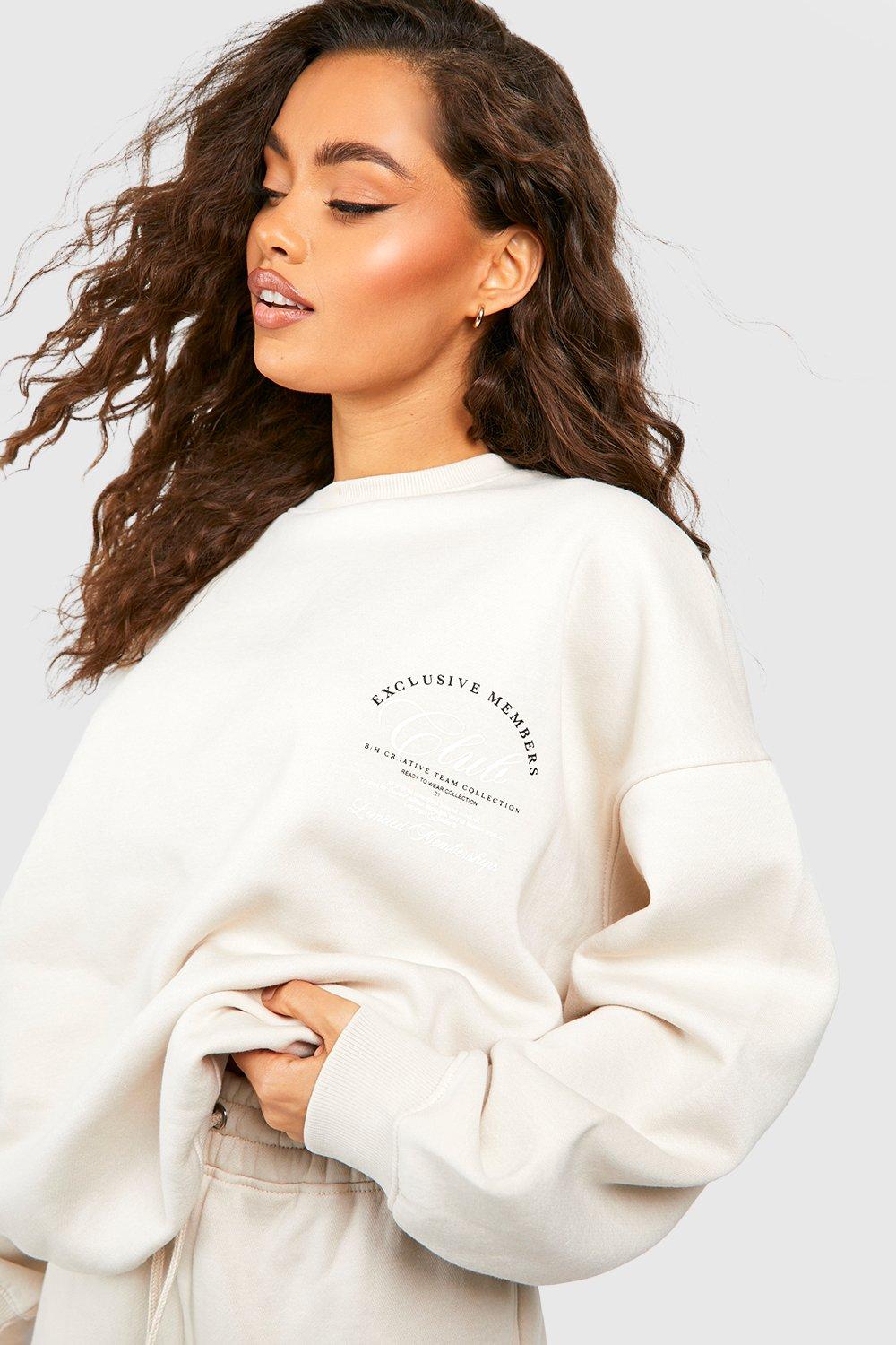 Slogan hot sale sweatshirts uk