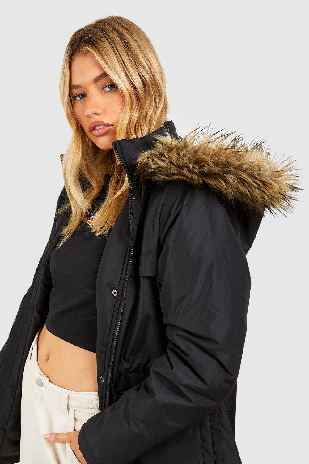 Boohoo on sale parka jacket