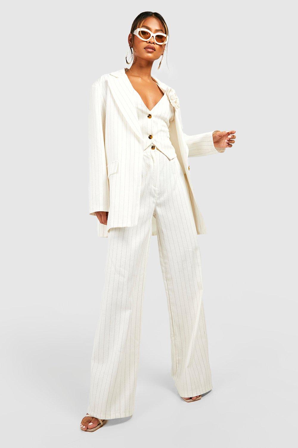 White dress palazzo on sale pants