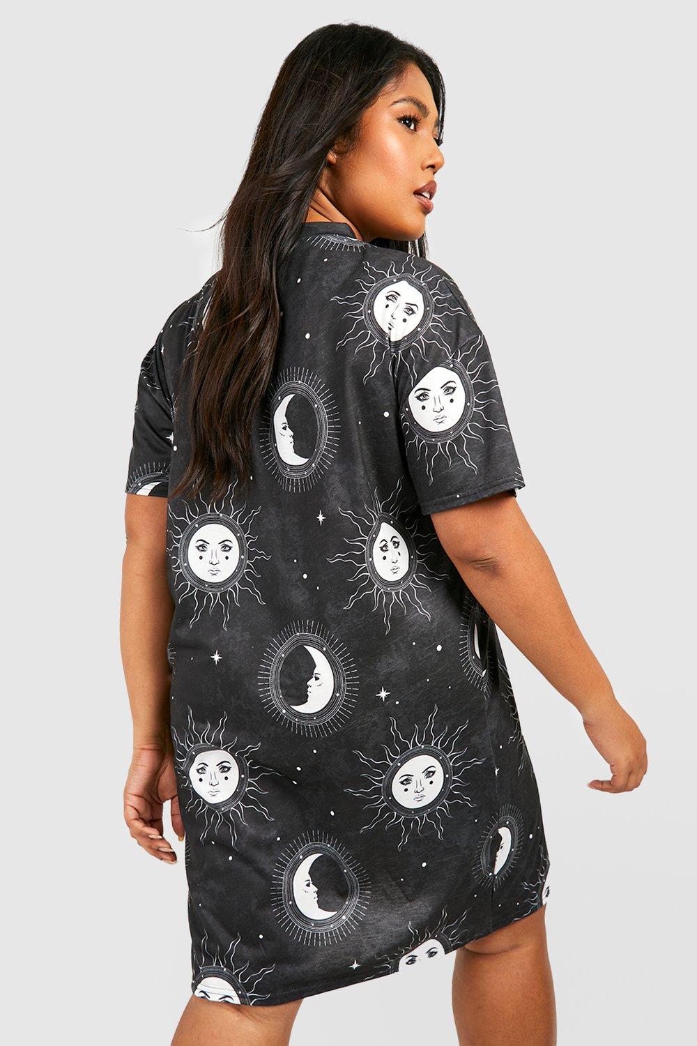 Moon t cheap shirt dress