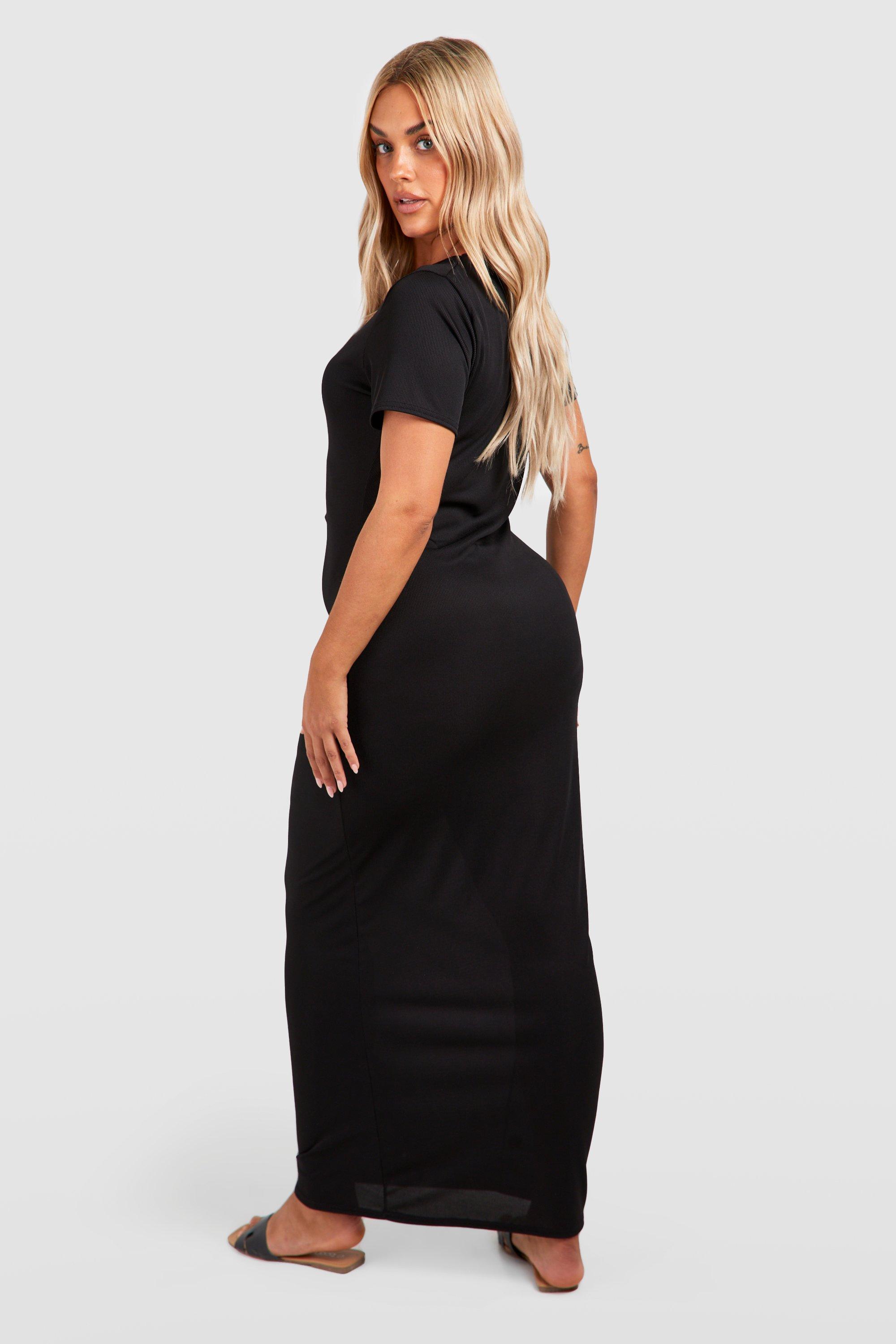 Fashion oversized maxi dress plus size