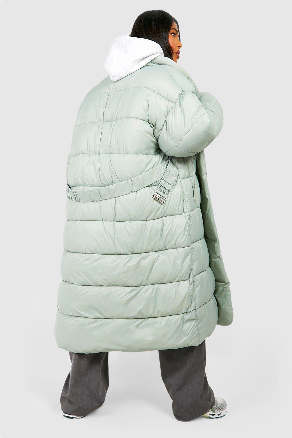 Boohoo long hotsell puffer jacket