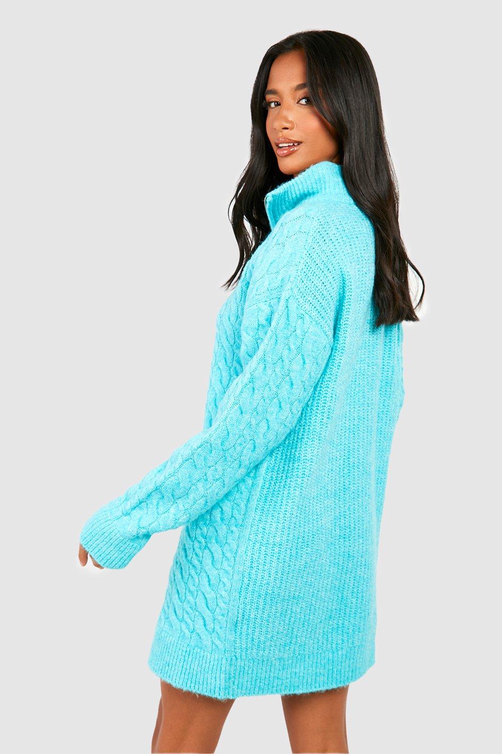 Turquoise hotsell sweater dress