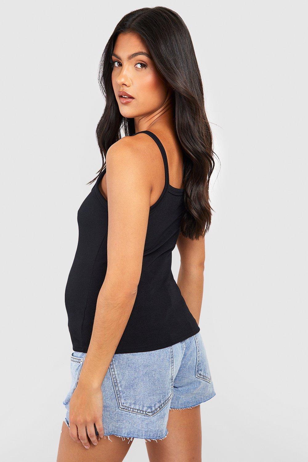 Maternity spaghetti clearance strap tank tops