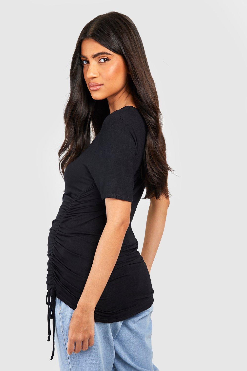 Maternity tops outlet boohoo