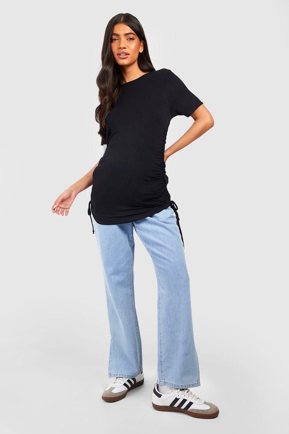 Ruched hotsell maternity shirt