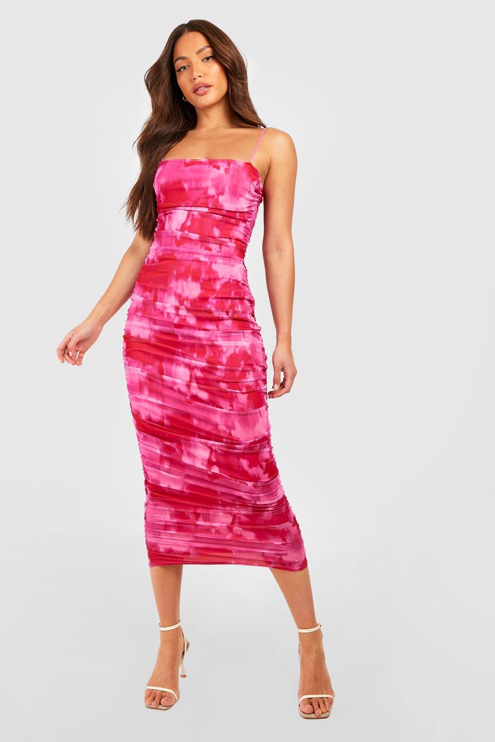 Tie dye 2024 dress boohoo